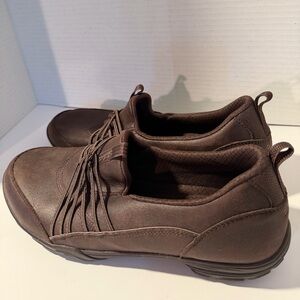 Skechers Women Brown Slip-On Casual Comfort Loafers